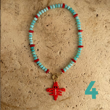 Load image into Gallery viewer, Colorful Opal Rainbow necklace