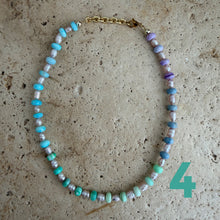 Load image into Gallery viewer, Pastel Opal &amp; Pearls necklace