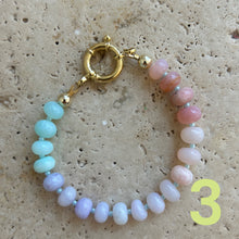 Load image into Gallery viewer, Pastel Opal Rainbow bracelet
