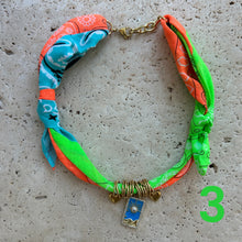 Load image into Gallery viewer, Bandana necklace neon edition