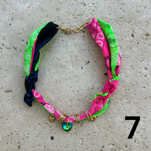 Load image into Gallery viewer, Bandana necklace neon edition