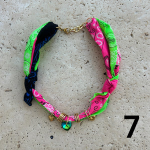 Bandana necklace neon edition