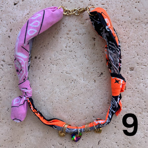 Bandana necklace neon edition
