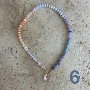 Pastel Opal Rainbow necklace