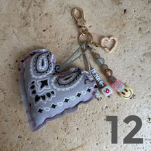 Load image into Gallery viewer, Bandana bag charm