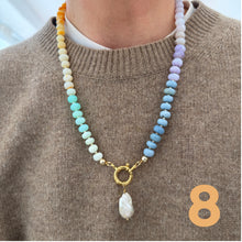 Load image into Gallery viewer, Pastel Opal Rainbow necklace