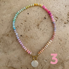 Load image into Gallery viewer, Pastel Opal Rainbow necklace