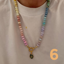 Load image into Gallery viewer, Pastel Opal Rainbow necklace