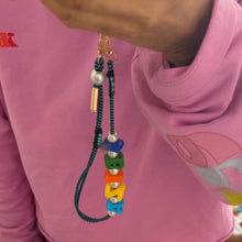 Load image into Gallery viewer, short phonestrap with colorful letters