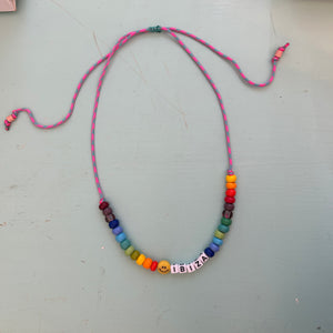 Happy/ Ibiza necklace